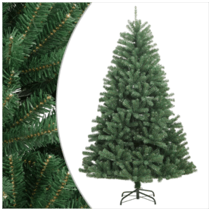 vidaXL Artificial Hinged Christmas Tree w/ Stand - Image 1 of 5