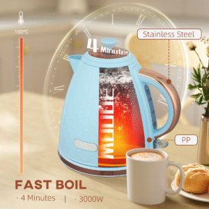 Homcom Electric Kettle Fast Boil 1.7L 3kW - Image 3 of 7