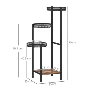 Outsunny 4 Tiered Plant Pot Stand Outsunny 4 Tiered Plant Pot Stand - Image 2 of 8