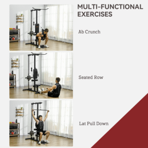 Sportnow Multi Gym Pull Up Station & Power Cage Sportnow Multi Gym Pull Up Station & Power Cage - Image 3 of 7