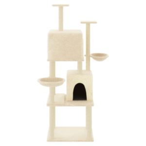vidaXL Cat Tree w/ Sisal Scratching Posts 180cm - Image 3 of 5