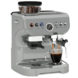 Homcom Espresso Machine w/ Bean Grinder - Image 8 of 8
