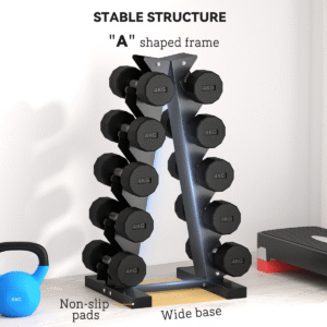 Sportnow 5-Tier Dumbbell Rack Stand - Image 5 of 8