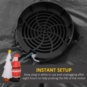 Outsunny 7ft Christmas Inflatable Santa Claus & Tree Outsunny 7ft Inflatable Santa Claus & Christmas Tree - Image 5 of 8