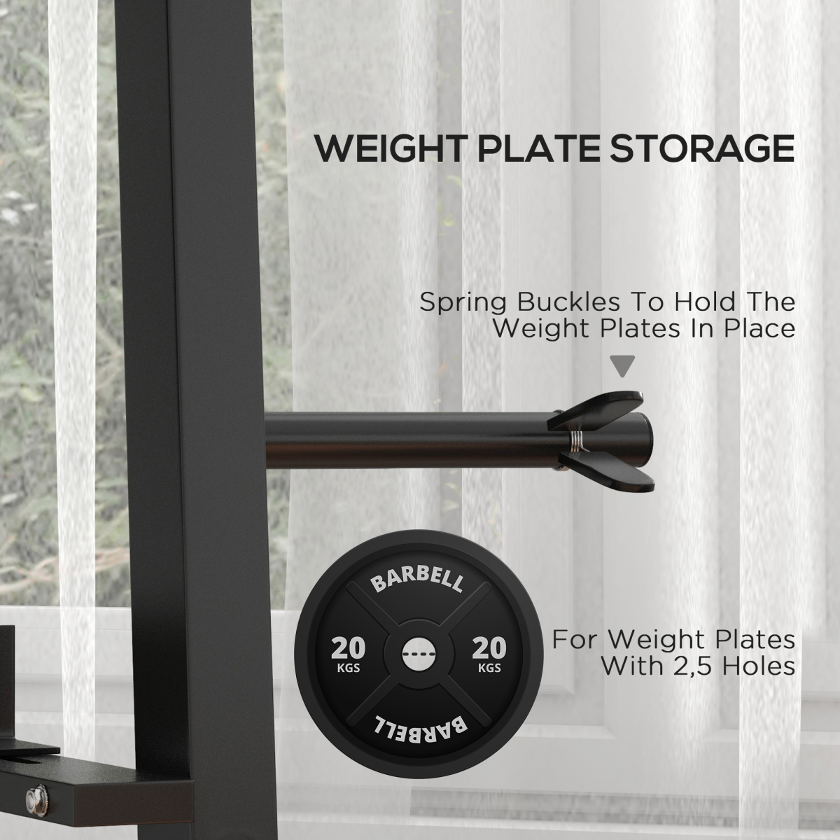 Sportnow 3-Tier Dumbbell Rack (Rack Only) – Image 6 of 7 Sportnow 3-Tier Dumbbell Rack (Rack Only) - Image 6 of 7