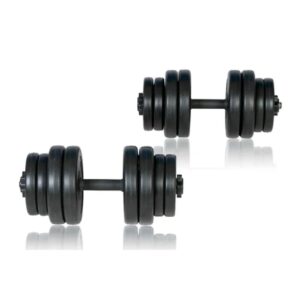 vidaXL Dumbbells 2x15 kg vidaXL Dumbbell Set 2 x 15kg - Image 3 of 5