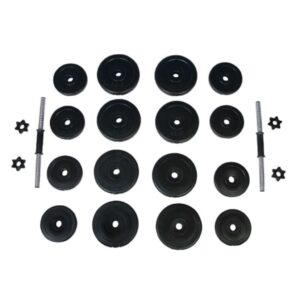 vidaXL Dumbbells 2x15 kg vidaXL Dumbbell Set 2 x 15kg - Image 4 of 5