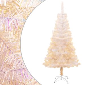 vidaXL Artificial Christmas Tree w/ Iridescent Tips - Image 1 of 5