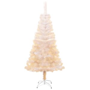 vidaXL Artificial Christmas Tree w/ Iridescent Tips - Image 2 of 5