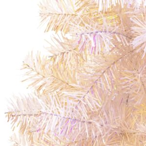 vidaXL Artificial Christmas Tree w/ Iridescent Tips - Image 3 of 5