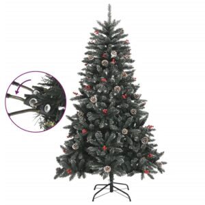 vidaXL Artificial Christmas Tree w/ Stand - Image 3 of 5