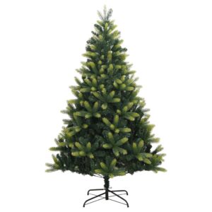 vidaXL Artificial Hinged Christmas Tree w/ Stand - Image 2 of 5