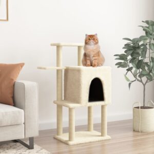vidaXL Cat Tree with Sisal Scratching Posts 97cm