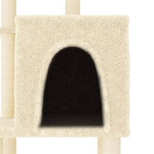 vidaXL Cat Tree w/ Sisal Scratching Posts 97cm - Image 5 of 5