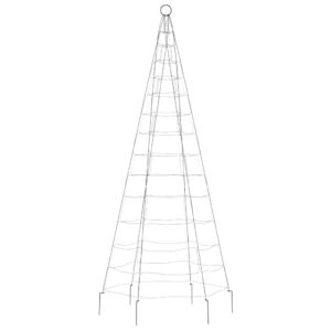 vidaXL Christmas Tree Light on Flagpole 200 LEDs - Image 5 of 5