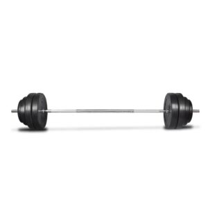 vidaXL Barbell w/ Plates Set 60kg - Image 2 of 4