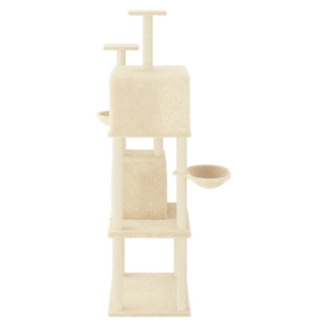 vidaXL Cat Tree w/ Sisal Scratching Posts 180cm - Image 4 of 5