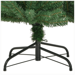 vidaXL Artificial Hinged Christmas Tree w/ Stand - Image 4 of 5