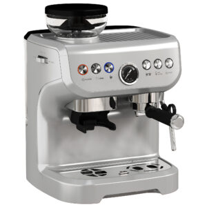 Homcom Espresso Machine w/ Bean Grinder - Image 2 of 8