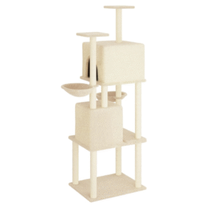 vidaXL Cat Tree w/ Sisal Scratching Posts 180cm - Image 5 of 5