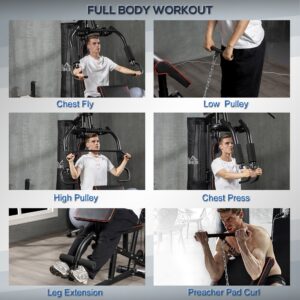 Homcom Multi Gym Fitness Equipment - Image 5 of 8