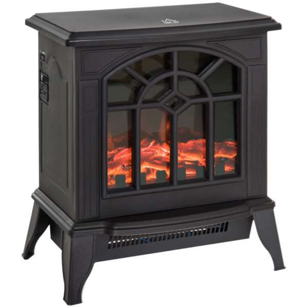 Homcom Electric Heater 1000W/2000W, Black - Image 8 of 8