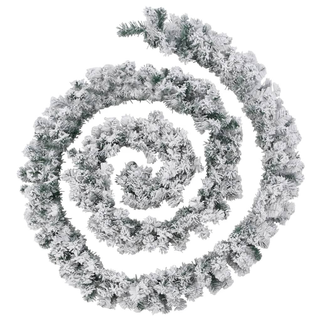 vidaXL Christmas Garland w/ LEDs 5m Green – Image 2 of 5 vidaXL Christmas Garland w/ LEDs 5m Green - Image 2 of 5