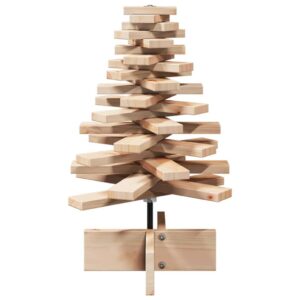 vidaXL Wooden Christmas Tree Solid Pine Wood - Image 3 of 5