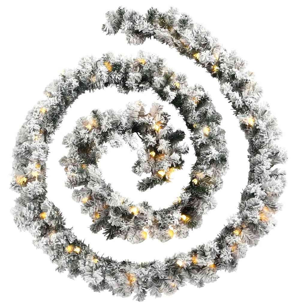 vidaXL Christmas Garland w/ LED Lights 20m – Image 3 of 5 vidaXL Christmas Garland w/ LED Lights 20m - Image 3 of 5