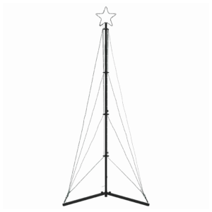 vidaXL Christmas Tree Light 363 LEDs Warm White - Image 5 of 5