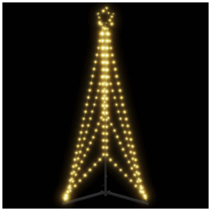 vidaXL Christmas Tree Light 363 LEDs Warm White - Image 3 of 5
