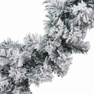 vidaXL Christmas Garland w/ LEDs 5m Green - Image 5 of 5