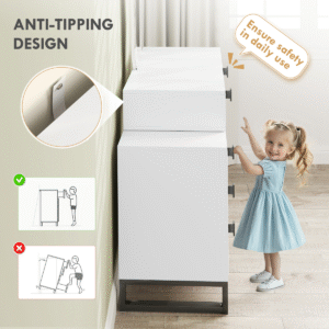 Homcom Dressing Table with LEDs White - Image 6 of 7