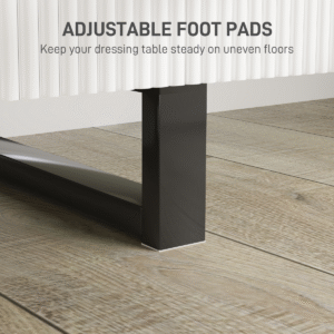 Homcom Dressing Table with LEDs White - Image 7 of 7