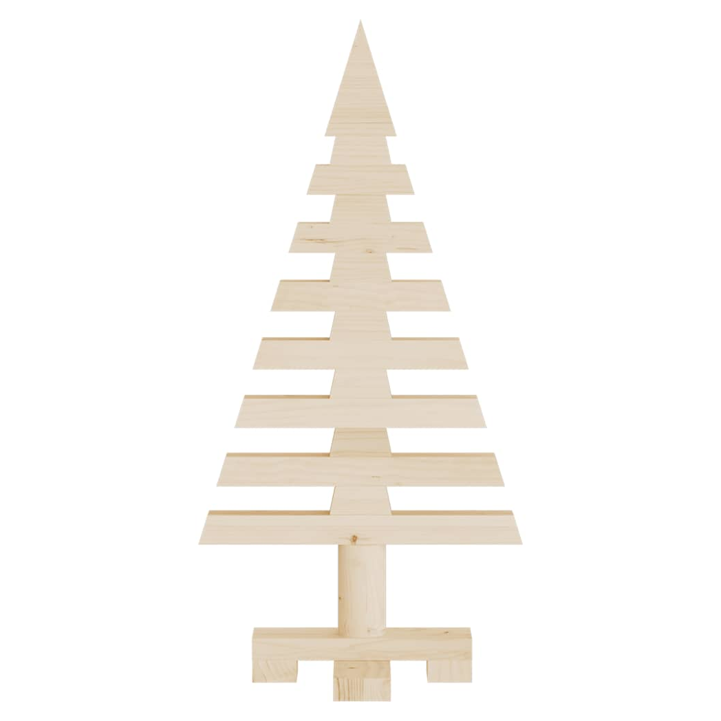 vidaXL Wooden Christmas Tree 60cm Pine Wood – Image 4 of 5 vidaXL Wooden Christmas Tree 60cm Pine Wood - Image 4 of 5