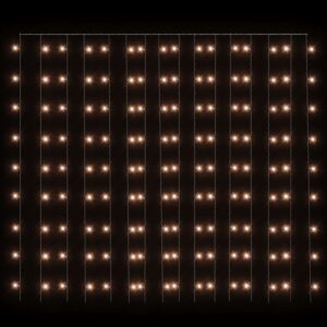 vidaXL LED Curtain Fairy Lights 3x3m 300 LEDs - Image 4 of 5