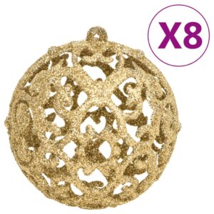 vidaXL 111pc Christmas Bauble Set Polystyrene - Image 4 of 5