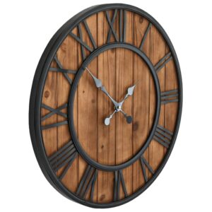 vidaXL Vintage Wall Clock with Quartz Movement - Image 2 of 5