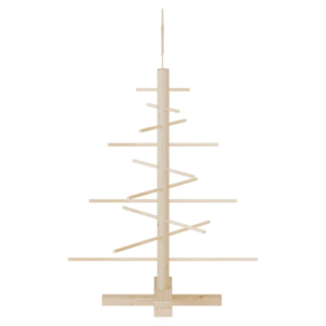 vidaXL Wooden Christmas Tree 75cm Pine Wood - Image 4 of 5