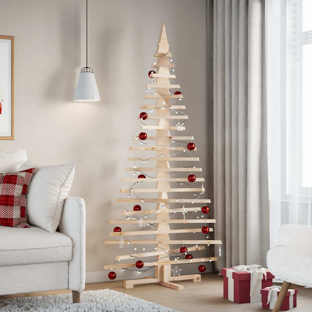 vidaXL Wooden Christmas Tree 180cm Pine Wood - Image 1 of 5 vidaXL Wooden Christmas Tree 180cm Pine Wood - Image 1 of 5