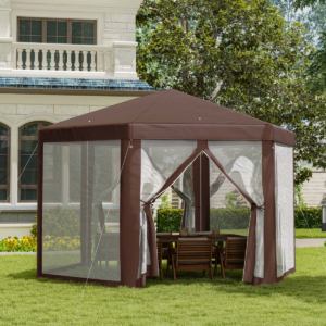 Outsunny Hexagonal Garden Gazebo Outsunny Hexagonal Garden Gazebo