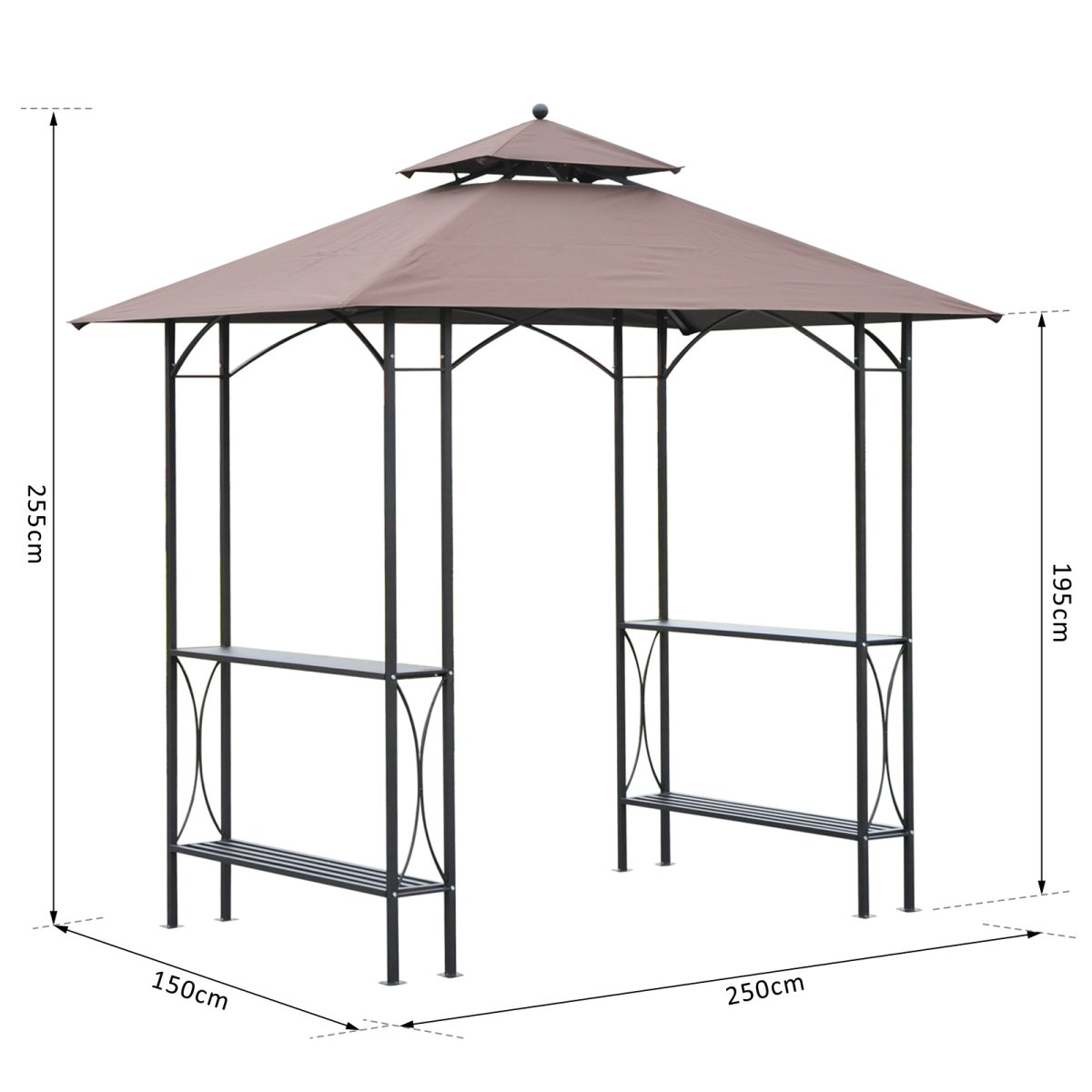 Outsunny 2.5x1.5m BBQ Tent Canopy Outsunny 2.5x1.5m BBQ Tent Canopy