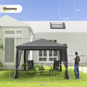 Outsunny Heavy Duty Pop Up Gazebo