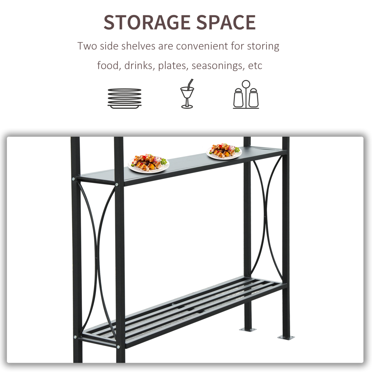 Outsunny 2.5x1.5m BBQ Tent Canopy Outsunny 2.5x1.5m BBQ Tent Canopy