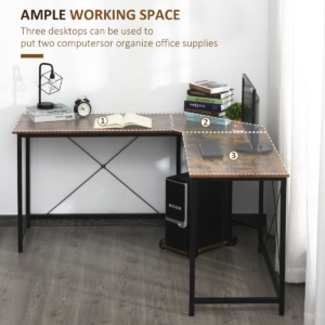 Corner L-Shape Computer Desk