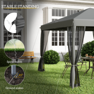 Outsunny Heavy Duty Pop Up Gazebo