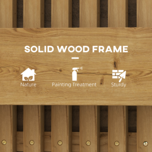 Outsunny Wooden Garden Planters with Trellis