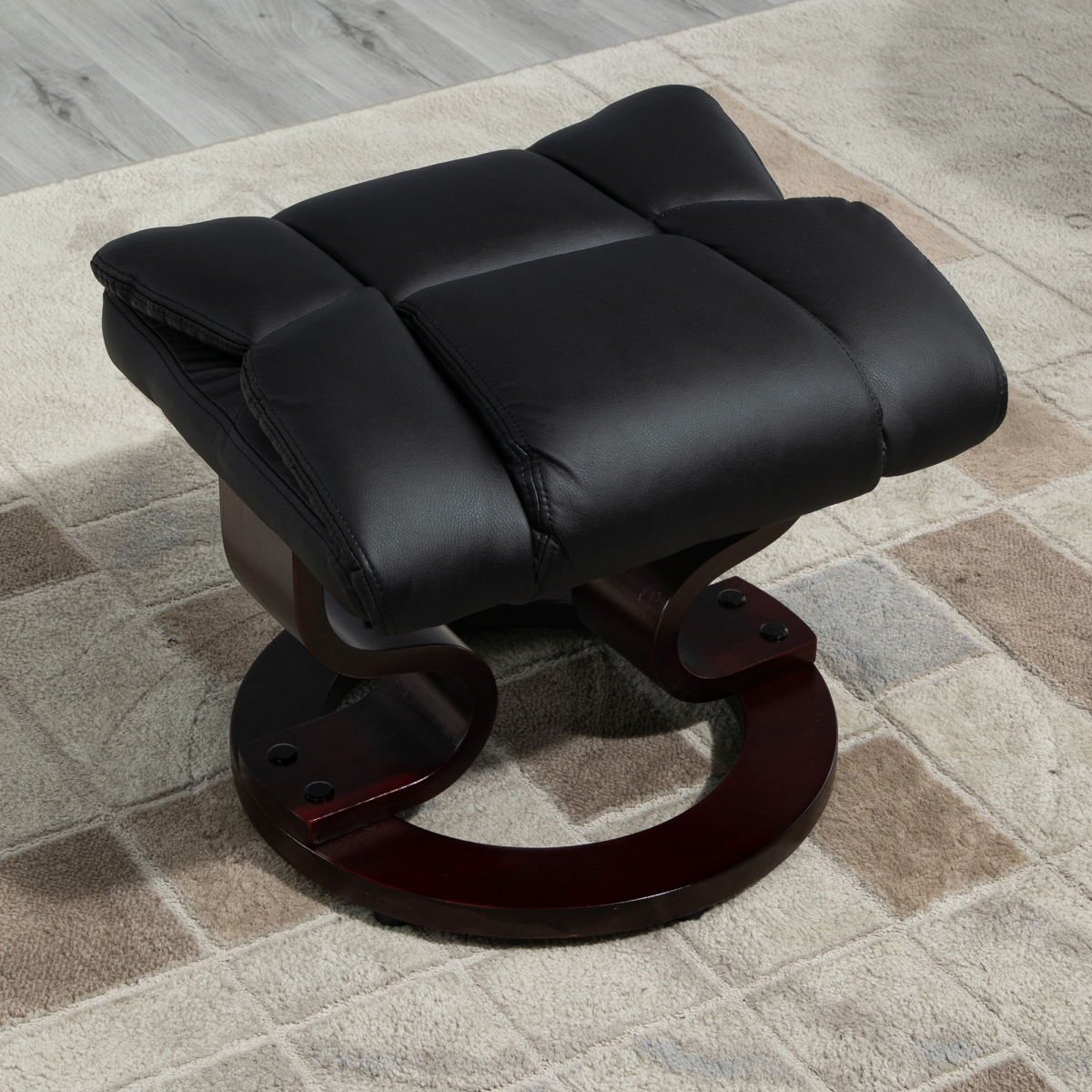 Manual Reclining Armchair Padded PU Leather Manual Reclining Armchair Padded PU Leather