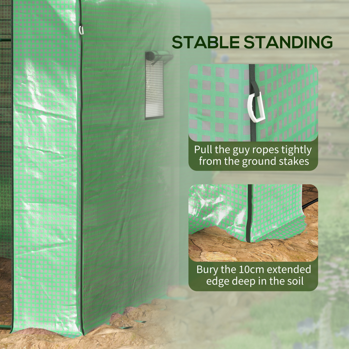 Outsunny Walk In Outdoor Green House Outsunny Walk In Outdoor Green House