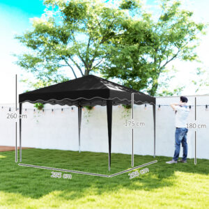 Outsunny Steel Frame Gazebo With Reflective Lining